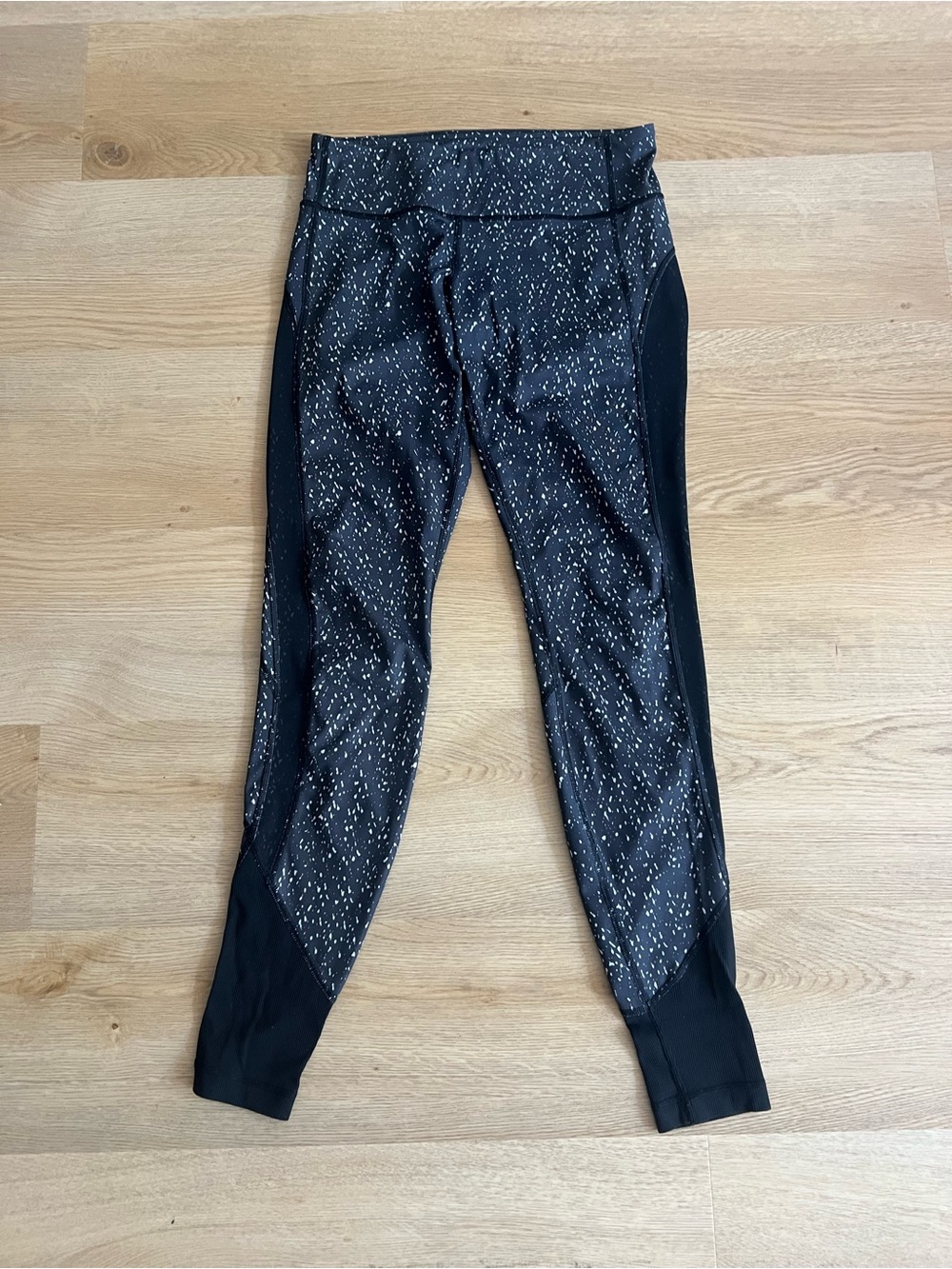 lululemon athletica Black with White Speckle High-Rise Leggings